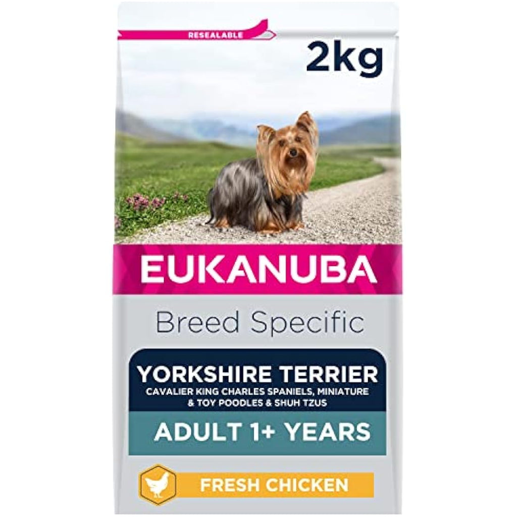 Eukanuba Adult Yorkshire Terrier Dry Dog Food - Fresh Chicken 2kg