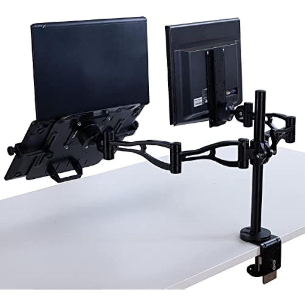 Fellowes Single Laptop Mount Arm – VESA Adjustable Stand for 10-17"