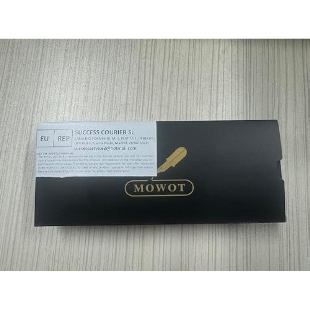 Luxury Black Fountain Pen – 24K Gold Gilded Fine Nib
