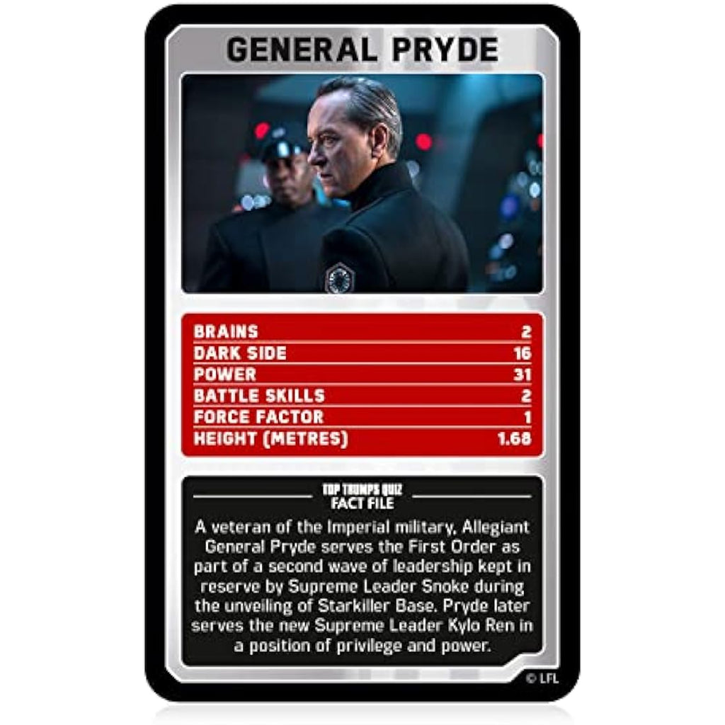 Top Trumps Star Wars Episodes 7-9 Card Game | Educational Travel Toy