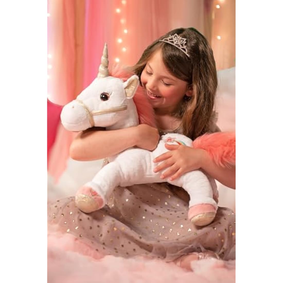 Gipsy Lica Bella Light-Up Musical Plush Unicorn - White Cuddly Toy