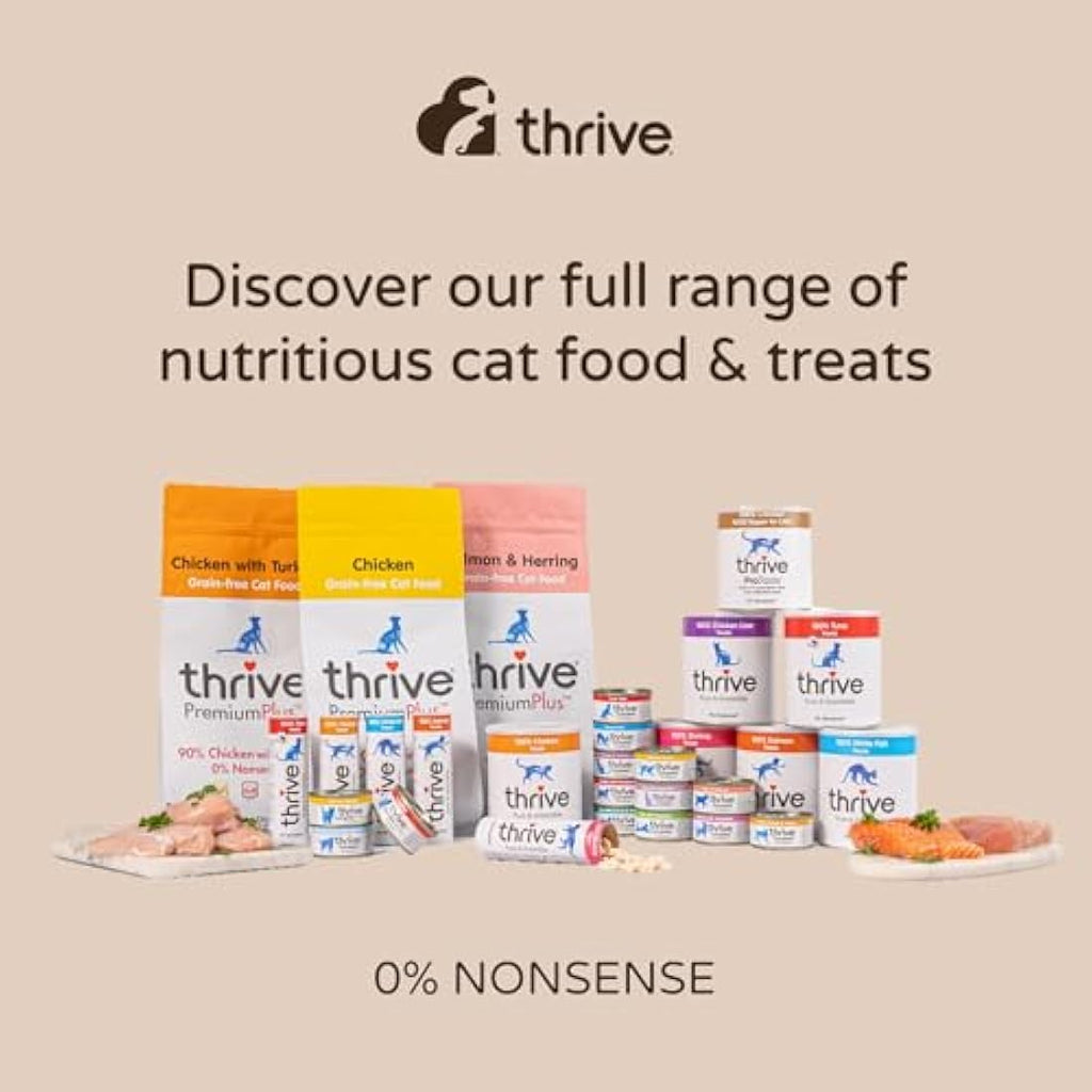 Thrive Complete Wet Cat Food - Chicken and Liver - 6 x 75g Tins