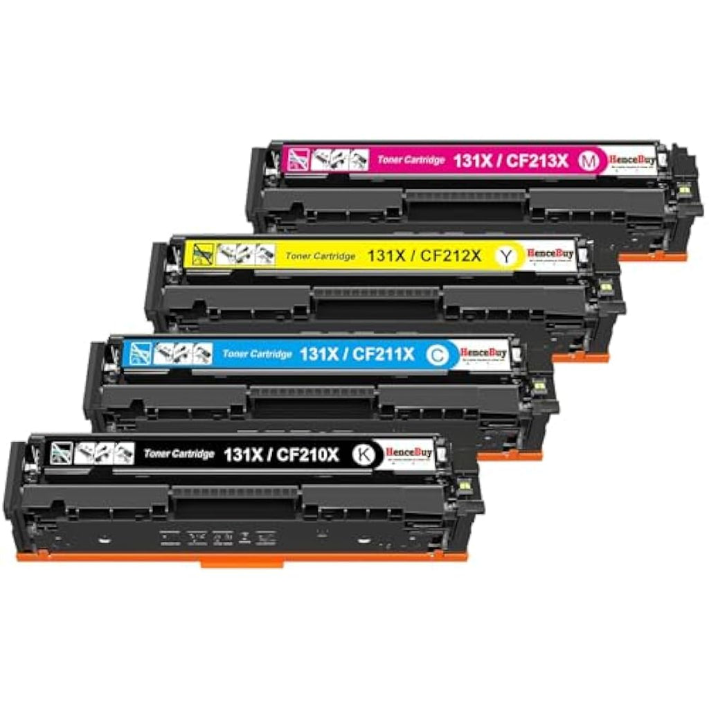HenceBuy 131X High Yield Toner Cartridges for HP LaserJet Pro 200 (4-Pack)