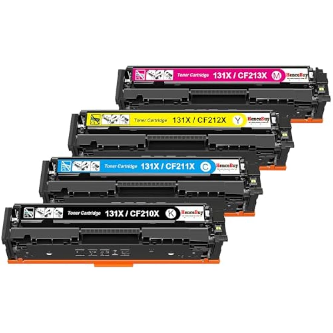 HenceBuy 131X High Yield Toner Cartridges for HP LaserJet Pro 200 (4-Pack)