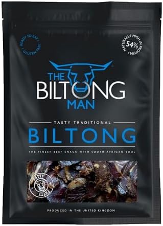 The Biltong Man | Traditional Fatty Beef Biltong | Grass-Fed 1kg