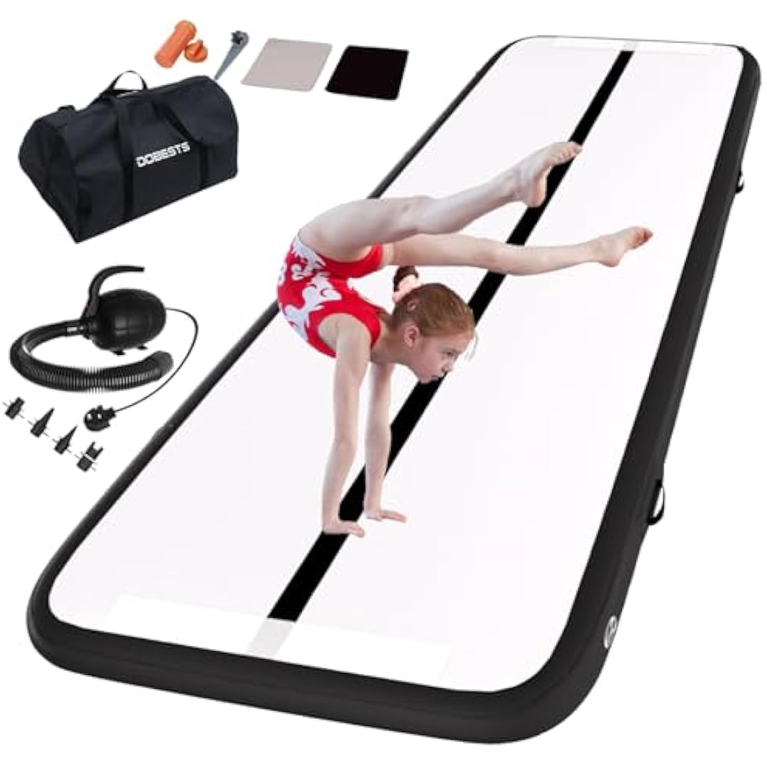 Jolof Store Inflatable Gymnastics Air Mat – Waterproof Tumble Track