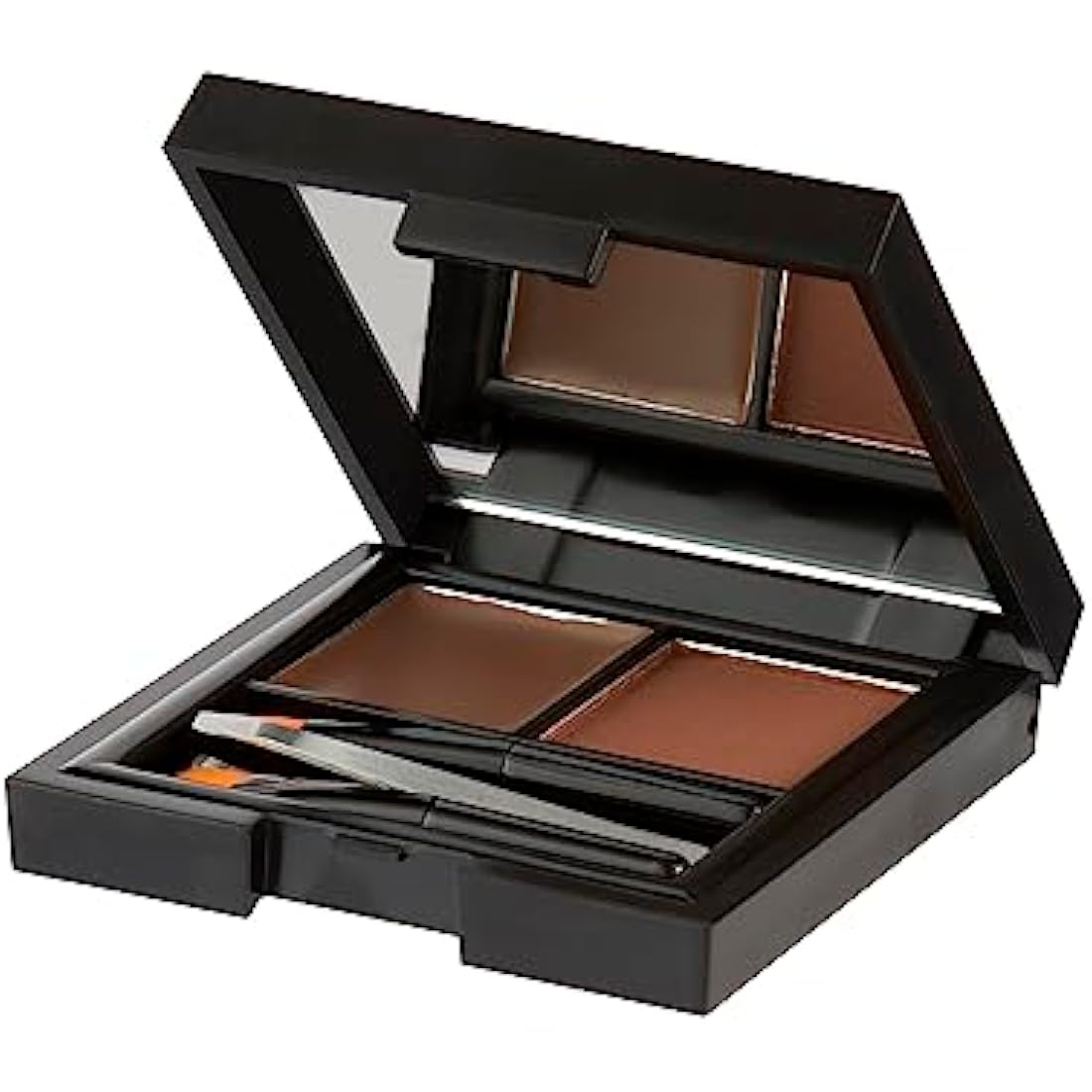 Sleek MakeUP Brow Kit - Waterproof Wax and Powder with Tweezers, Medium