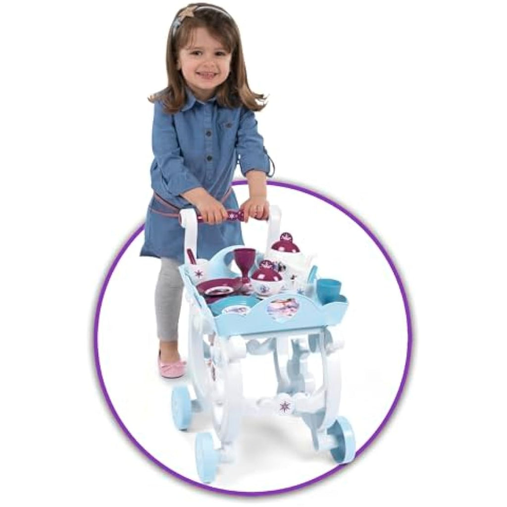 Disney Frozen 2 Kids Pretend Play Tea Trolley Set with 17 Accessories