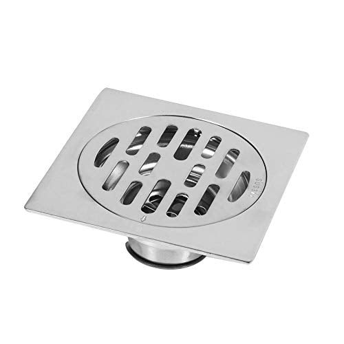 Jolof Store Stainless Steel Square Floor Drain | Anti-Odor Tile Insert