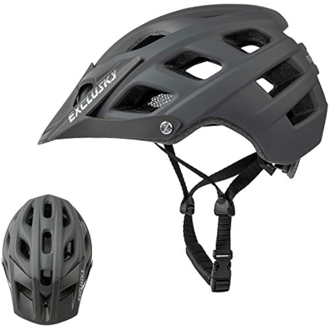 Exclusky Mountain Bike Helmet – Lightweight MTB Cycling Helmet for Adults