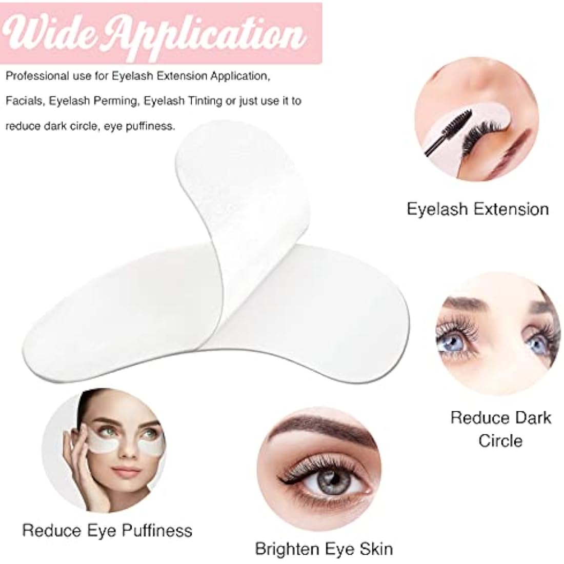 GreenLife Collagen Eye Gel Pads | 400 Pairs Eyelash Extension Patches