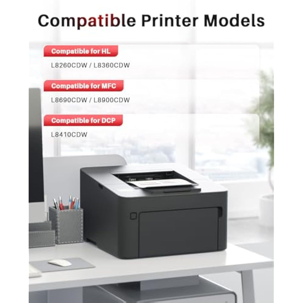 Halloya TN423 TN421 Compatible Toner Cartridges for Brother - 4 Pack