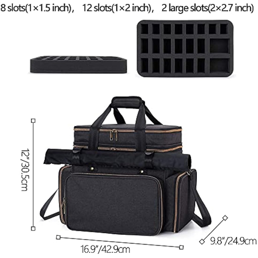 Trunab Tabletop RPG Adventurer's Bag | DND Bag with Miniature Storage