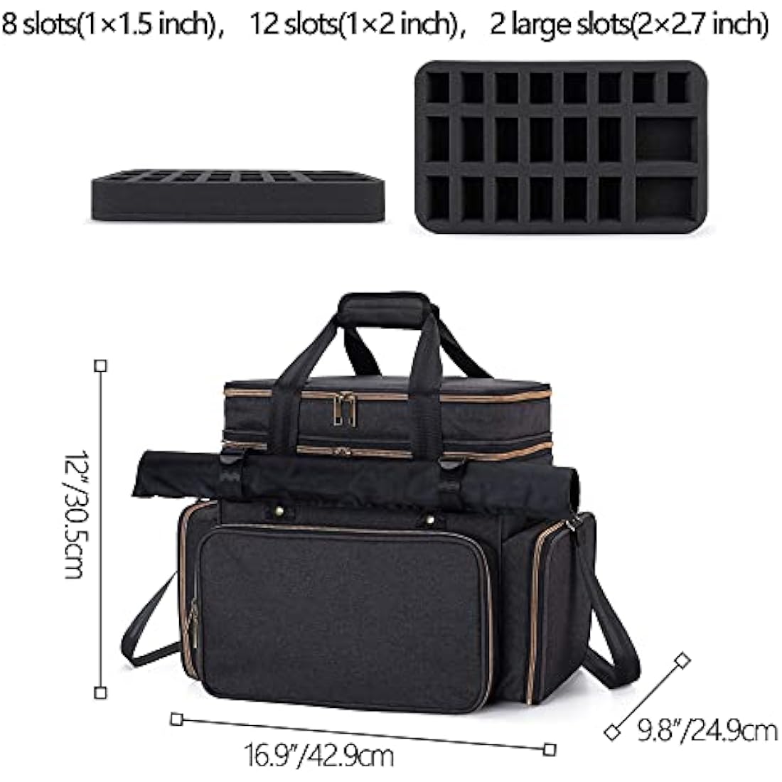 Trunab Tabletop RPG Adventurer's Bag | DND Bag with Miniature Storage