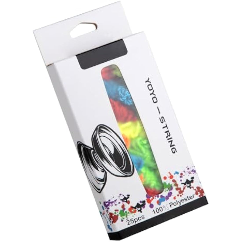 Professional Polyester Yoyo Strings - 25 Pack Multi-Color