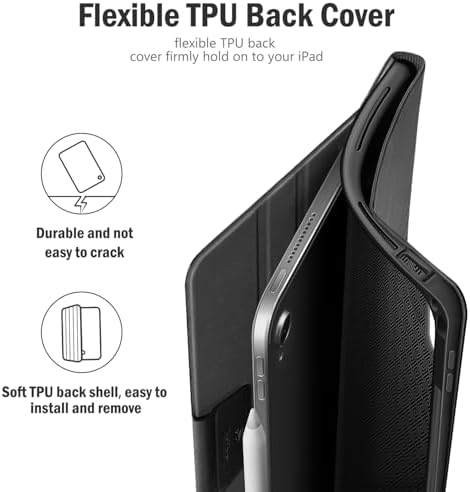 Antbox iPad Air 13 Inch Case (2025/2024) – PU Leather Cover with Pencil Holder
