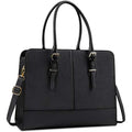Leather Laptop Bag for Women | 15.6 inch Work Tote Handbag