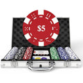 HEITOK 300-Piece Poker Set with 11.5g Chips and Aluminum Case