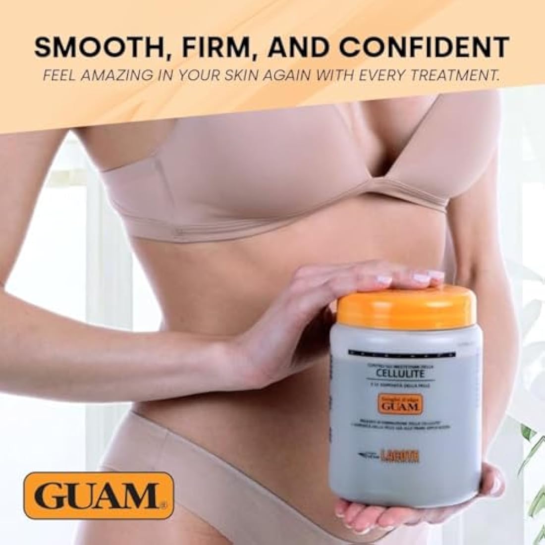 GUAM Seaweed Mud Anti-Cellulite Treatment - Skin Firming Body Mask (500g)