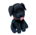 Custom-Ice Edible Black Labrador Cake Topper – Fondant Dog Decoration