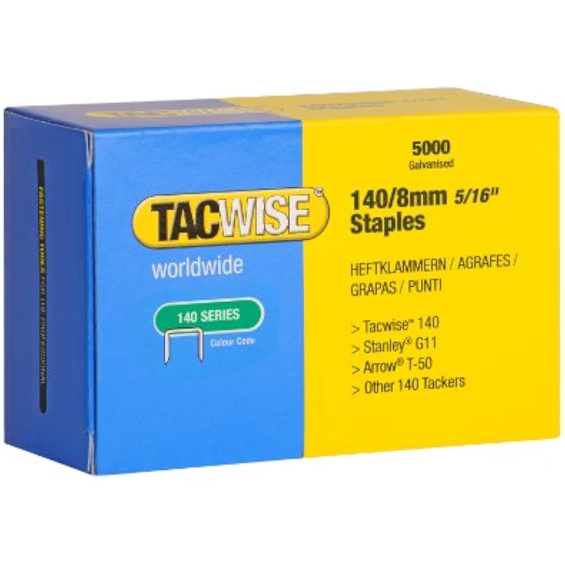 Tacwise A11 ECO Hammer Tacker with 60,000 Type 140/8mm Staples