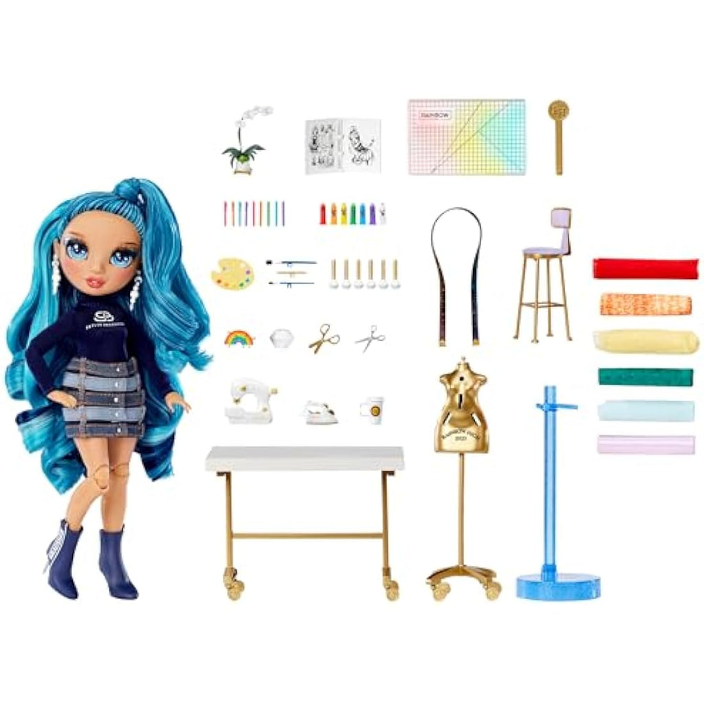 Rainbow High Dream & Design Fashion Studio Playset with Skyler Doll