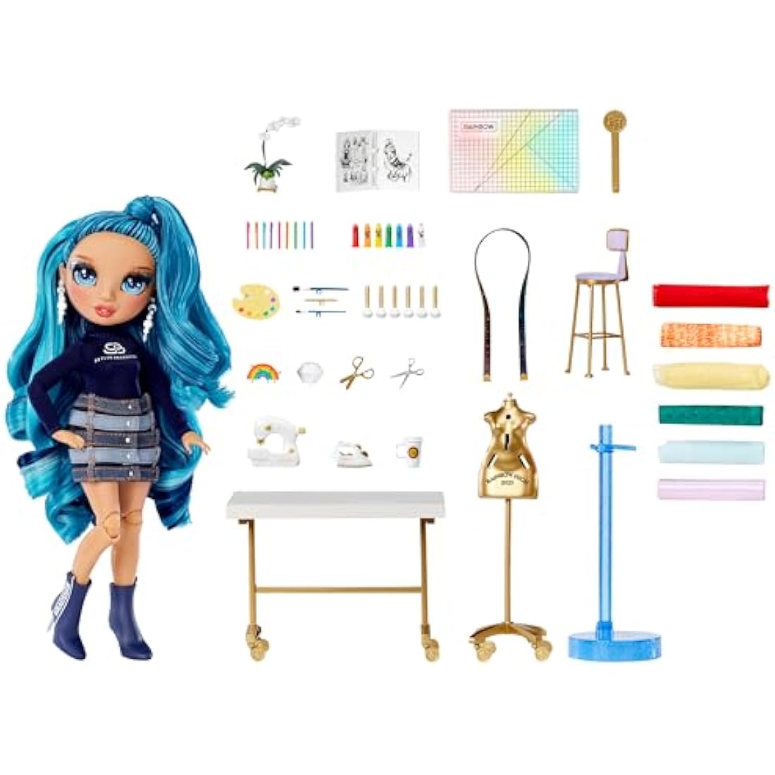 Rainbow High Dream & Design Fashion Studio Playset with Skyler Doll