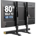 Universal TV Stand – Height Adjustable Tabletop Base for 24-80"