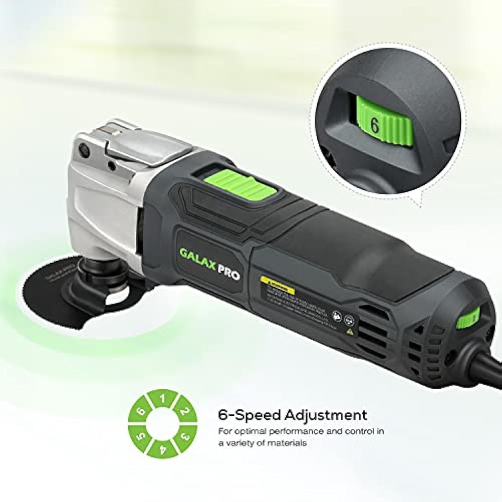 GALAX PRO Oscillating Multi-Tool Kit - 260W 6-Speed Saw with 40 Accessories