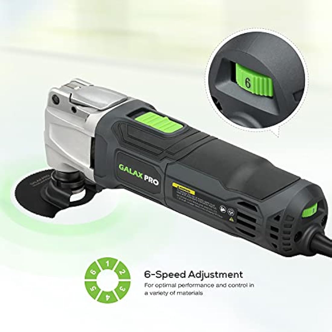 GALAX PRO Oscillating Multi-Tool Kit - 260W 6-Speed Saw with 40 Accessories