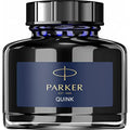 Parker QUINK Fountain Pen Ink Bottle – Blue-Black Refill, 57 ml