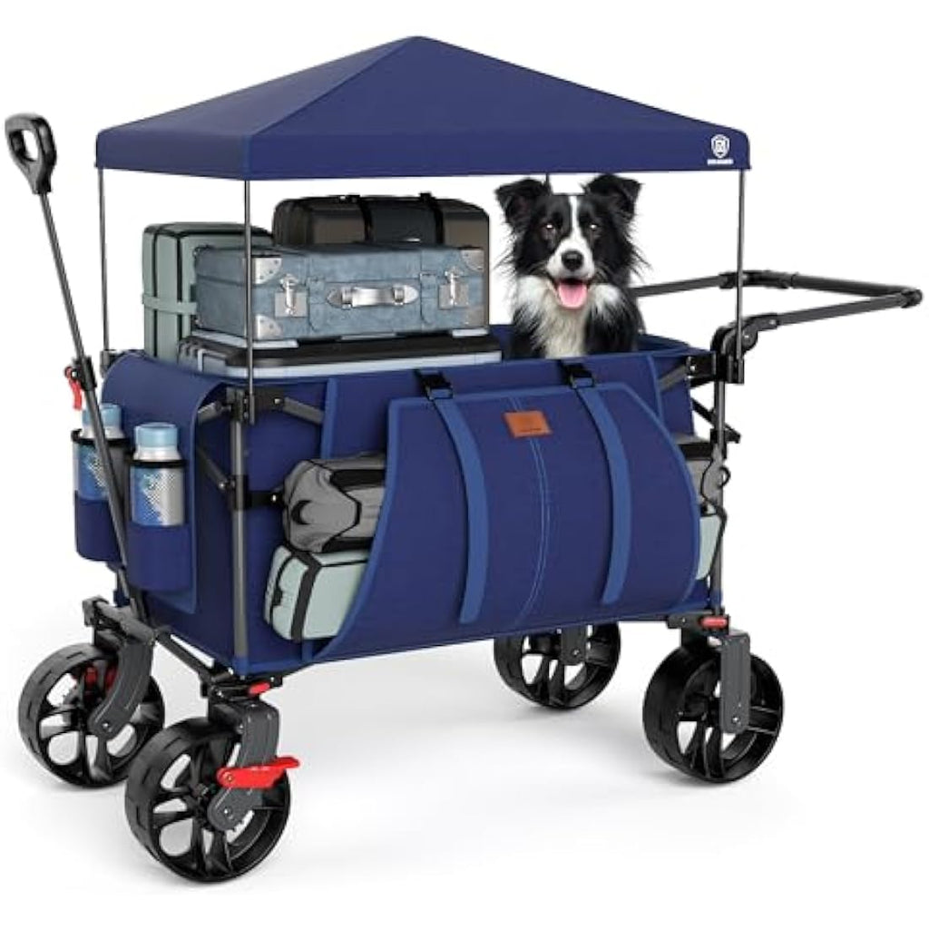 Ever Advanced Heavy Duty Folding Wagon – 150kg All-Terrain Beach Cart