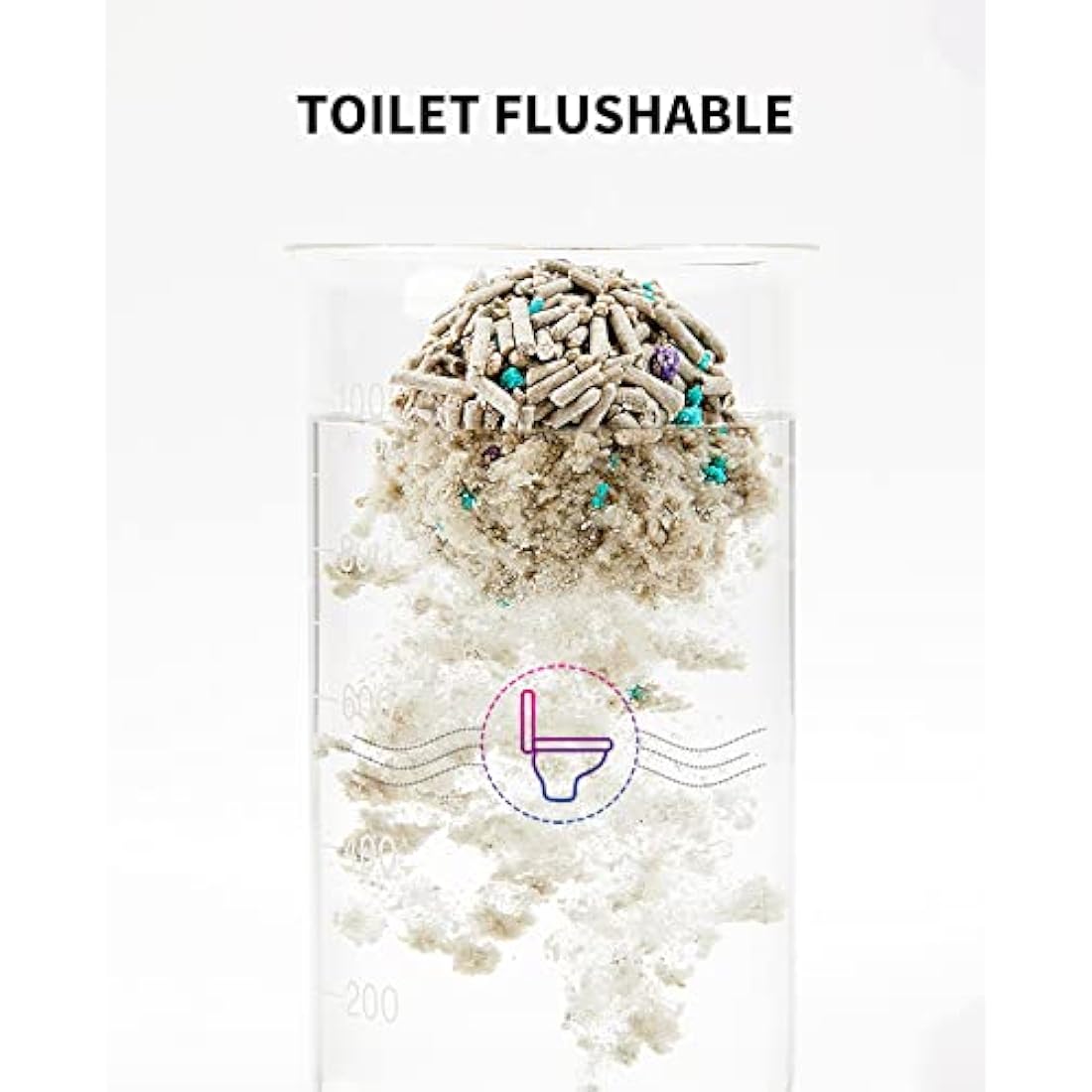 PETKIT 5-in-1 Mixed Cat Litter | Flushable Tofu & Bentonite, 14L (2 Pack)