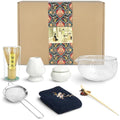 Jolof Store 9-Piece Japanese Matcha Tea Set with Bamboo Whisk - White