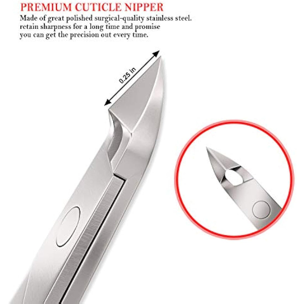 Jestilo Professional Cuticle Nipper – Stainless Steel Manicure Tool
