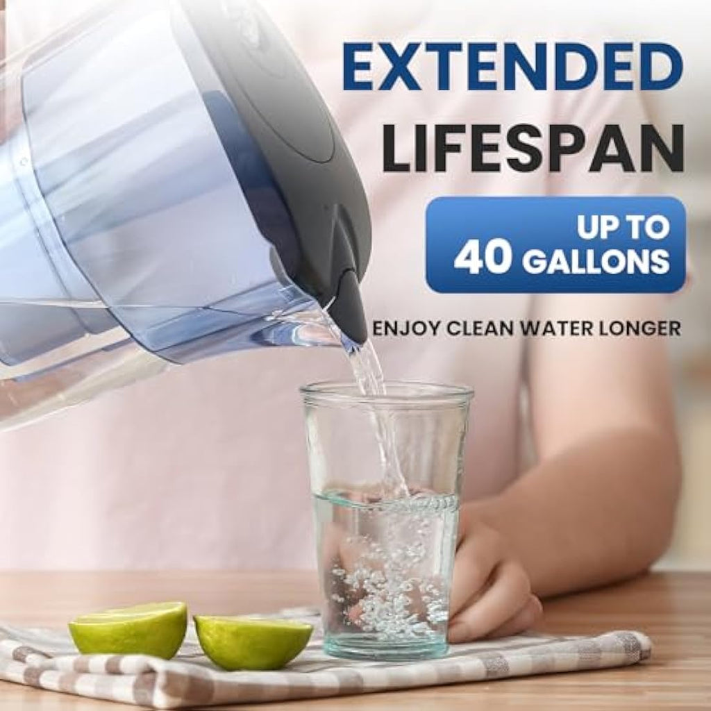 GOLDEN ICEPURE Water Filter Cartridges for Brita Maxtra+ | 12 Pieces