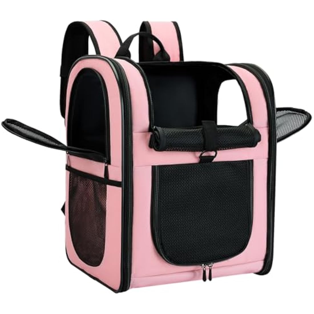 Apollo Walker Pet Carrier – Breathable Mesh Backpack for Hiking & Travel, Pink