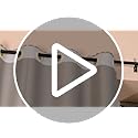 Jolof Store Industrial Black Curtain Pole – Heavy Duty Metal Rod 135-365cm
