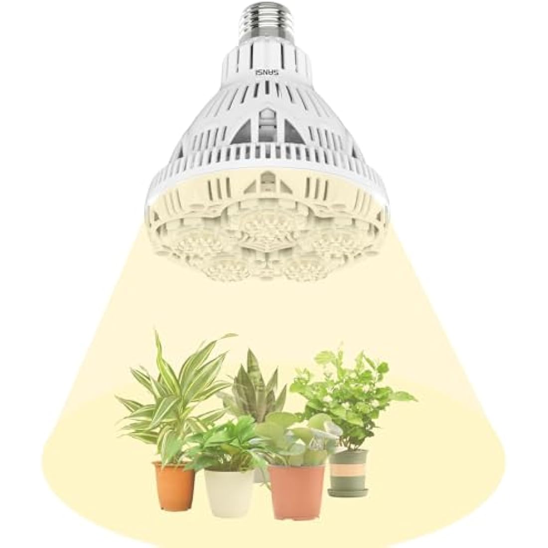 SANSI 24W LED Grow Light Bulb | Full Spectrum E27 Plant Lamp for Indoor