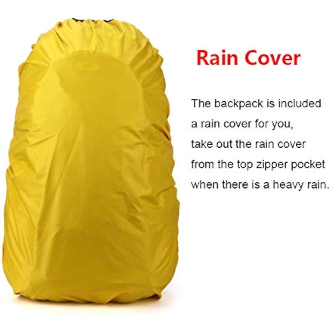 Mooedcoe 75L Hiking Backpack – Water-Resistant Nylon Camping Rucksack