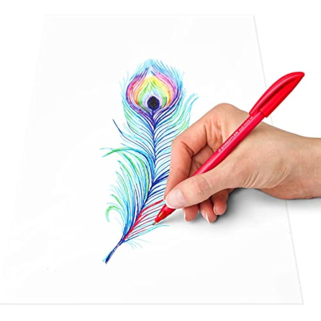Staedtler Rainbow Ballpoint Pens | Medium Point Assorted | 50 Pack