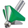 Trend CraftPro Chamfer Router Bit | 45 Degree Tungsten Carbide – 1/2"