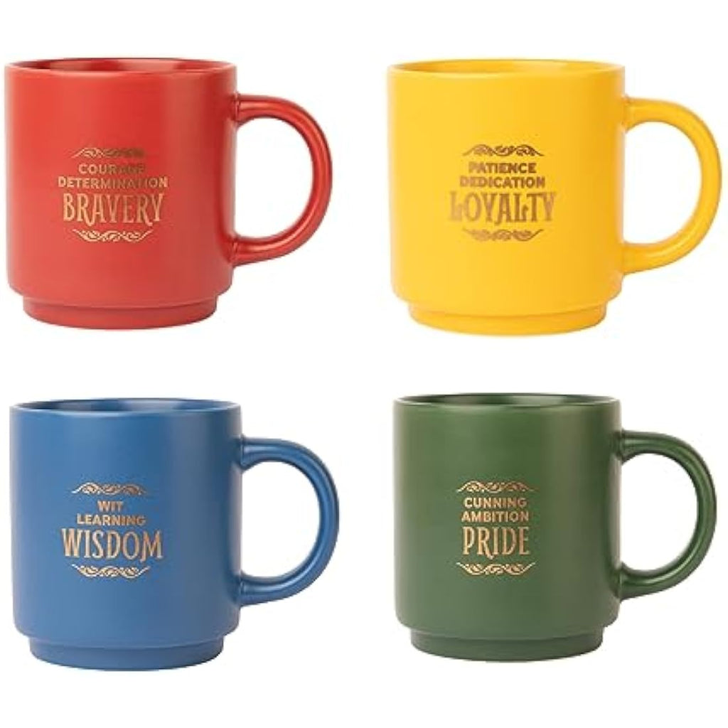 Grupo Erik Harry Potter Stacking Mugs Set of 4 - 300ml Ceramic Cups