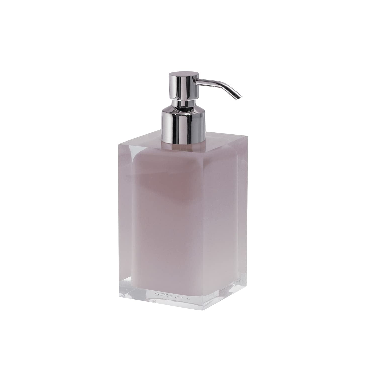 Gedy Auckland Pink Resin Soap Dispenser – Modern Bathroom Accessory