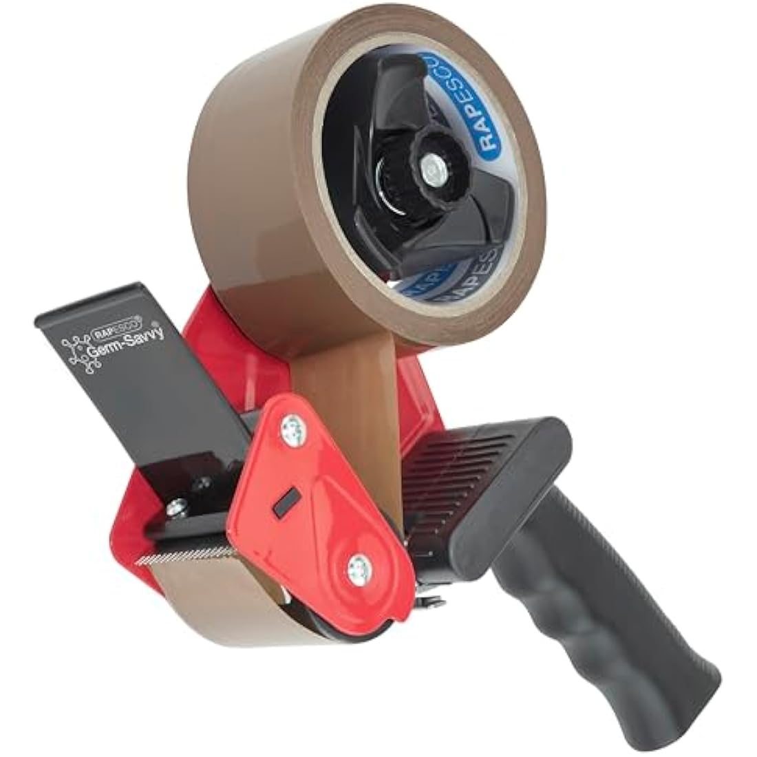 Rapesco Germ-Savvy Heavy-Duty Packing Tape Dispenser with 1 Tape