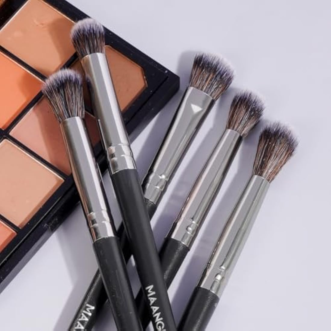 MAANGE 54 Pcs Professional Makeup Brush Set | Synthetic Tools with Bag