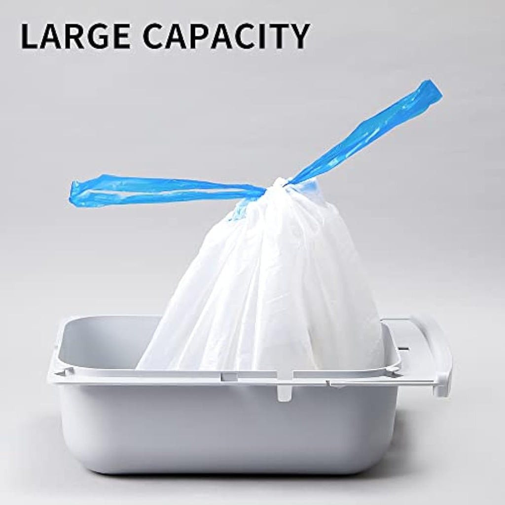 PETKIT Cat Litter Tray Liners - 100 Drawstring Bags for PURA X & MAX