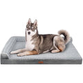Fur & Bone Orthopedic Dog Bed – Egg Crate Foam Bolster Mattress