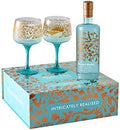 Silent Pool Gin Gift Set – 70cl Botanical Spirit with 2 Copa Glasses