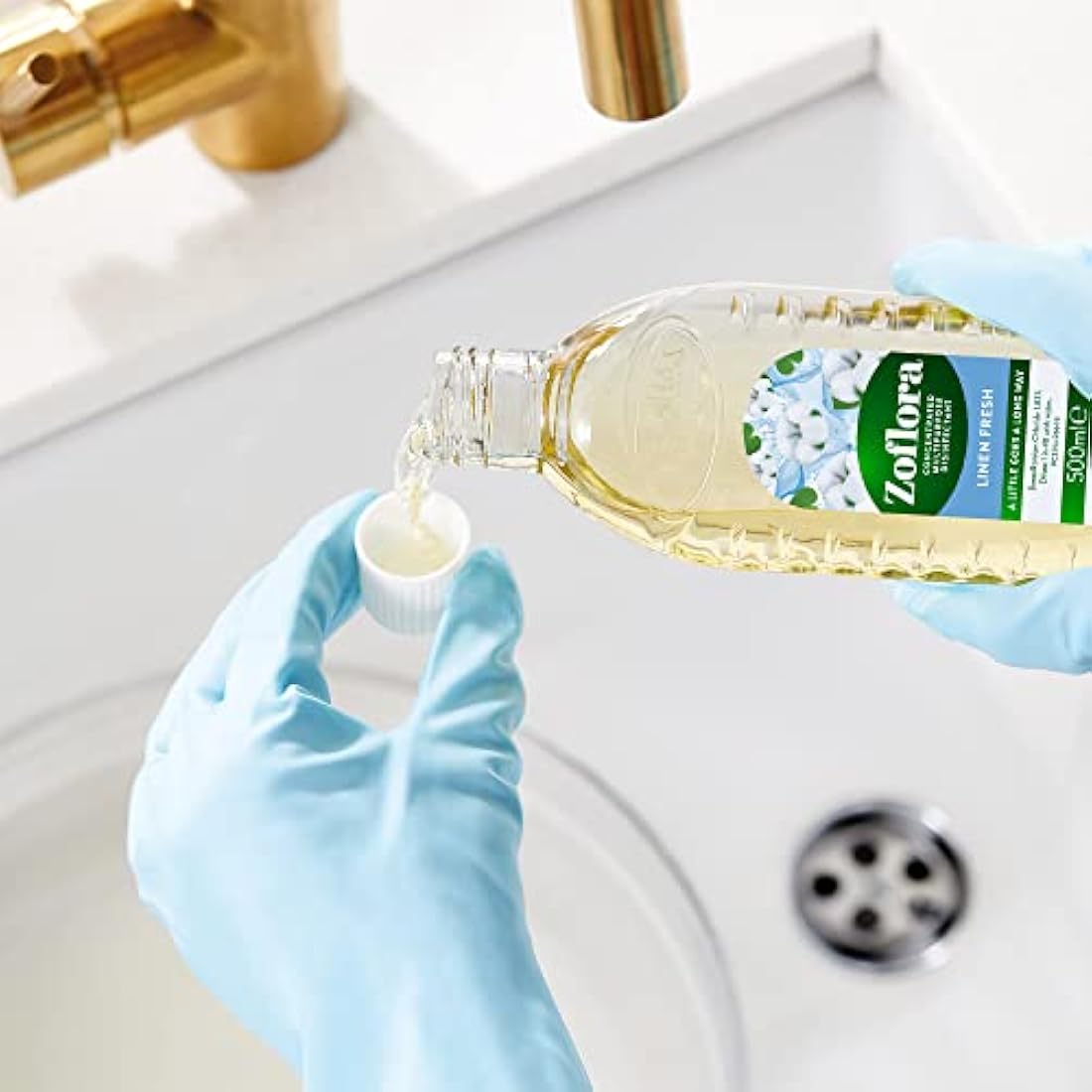 Zoflora Concentrated Disinfectant - Linen Fresh - 6 x 500ml Bulk Pack